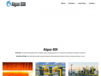 algas-sdi.com Webseite Vorschau