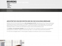 architekt-behrens.com Webseite Vorschau