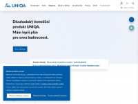 uniqa.cz Webseite Vorschau