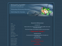 silvercurlyart.de Webseite Vorschau