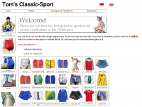 classic-sport.com Webseite Vorschau