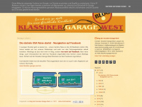 klassiker-garage-west.blogspot.com Webseite Vorschau