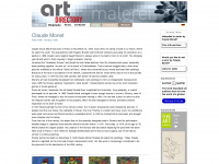 monet-claude.com Webseite Vorschau