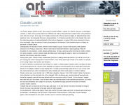 claude-lorrain.com Webseite Vorschau