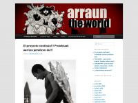 arrauntheworld.com Webseite Vorschau