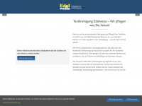 textilreinigung-edelweiss.lu Webseite Vorschau