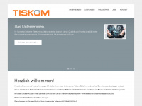 tiskom.de Webseite Vorschau