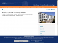 bioanalytics.uni-goettingen.de Webseite Vorschau