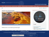 geobiologie.uni-goettingen.de Webseite Vorschau