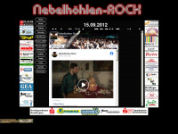 rock-nebelhoehle.de Webseite Vorschau