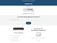 codate.ch Webseite Vorschau