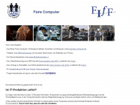 faire-computer.de Webseite Vorschau