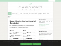 osnabrueck-heiratet.de Webseite Vorschau