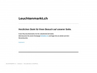 leuchtenmarkt.ch Webseite Vorschau