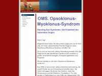 opsoklonus.info Webseite Vorschau