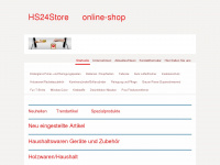 hs24store.de Webseite Vorschau