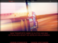 gw-transporte.com Webseite Vorschau
