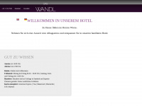hotel-wandl.com Webseite Vorschau