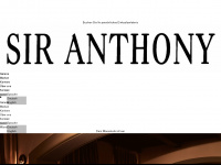 sir-anthony.com Webseite Vorschau