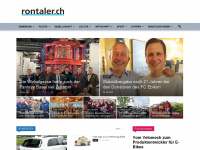rontaler.ch Webseite Vorschau