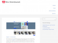 diekleinkunst.com Webseite Vorschau