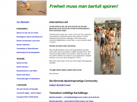 barfuss.net Webseite Vorschau