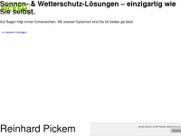 pickemsonne.at Webseite Vorschau