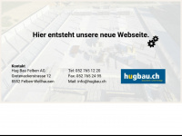 hugbau.ch Webseite Vorschau