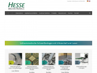 hesse-mechatronics.com Webseite Vorschau