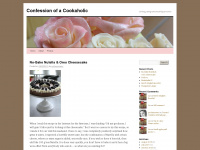 confessionofacookaholic.wordpress.com Webseite Vorschau