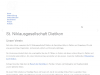 samichlaus-dietikon.ch Webseite Vorschau