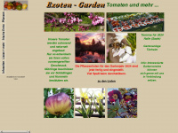 exoten-garden.de Webseite Vorschau