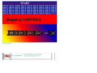 herr-x.de Webseite Vorschau