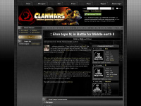 clanwars.cc Webseite Vorschau