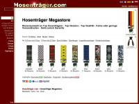hosentraeger.com Webseite Vorschau