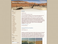 ritchys-tagebuch.de Webseite Vorschau