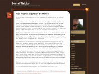 socialthicket.wordpress.com Webseite Vorschau