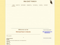 wild-east-ranch.de Webseite Vorschau
