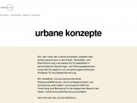 urbane-konzepte.de Webseite Vorschau