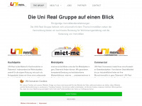 uni-real.com Webseite Vorschau