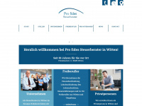 profides.info Webseite Vorschau