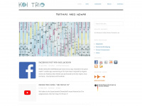 koi-trio.de Webseite Vorschau