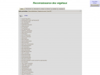 reconnaissancedesvegetaux.org Webseite Vorschau