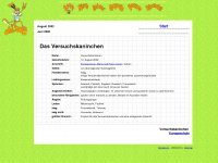 versuchskaninchen-05.de Webseite Vorschau