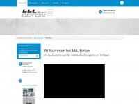 bbl-beton.de Webseite Vorschau