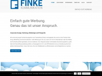 finke-kommunikation.de Webseite Vorschau