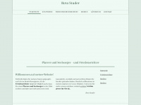 retostuder.ch Webseite Vorschau