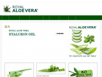 royalaloevera.de Webseite Vorschau