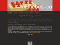 mathebus.de Webseite Vorschau