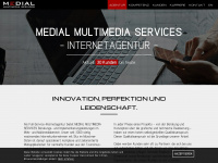 medial-multimedia-services.de Webseite Vorschau